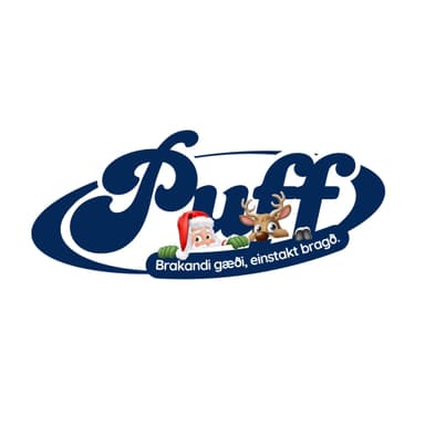 Puff poppkorn Logo