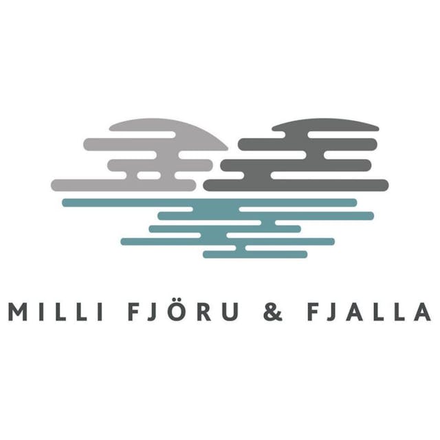 Milli fjöru og fjalla Logo